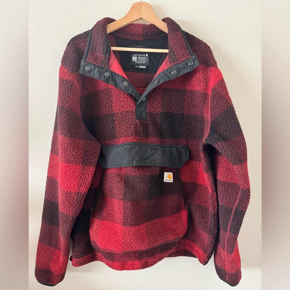 Carhartt Buffalo Plaid Fleece Pullover